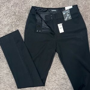 Black 6 Longs Slim fit - Mid Rise Express business pants